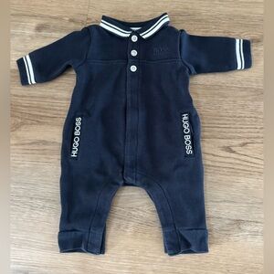 Hugo Boss Navy Babygrow